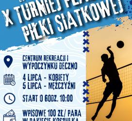 X Turniej Siatkówki Plażowej Kobiet im....